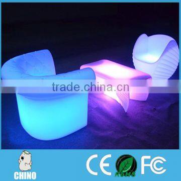 Glowing furniture outdoor furniture led bar chair/led illuminated sofa