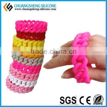Silicone Twist Bracelet, Wrist Band photo-5