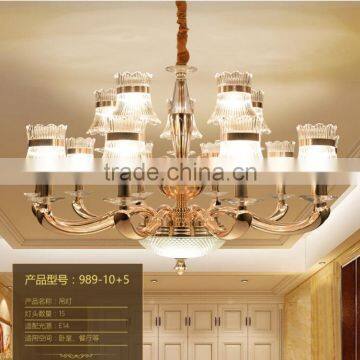 M989 Momoda decorations luxury European Crystal large living room bedroom lighting chandelier pendant lamp