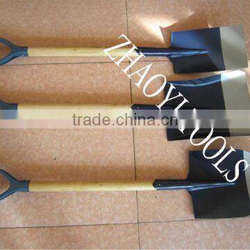 5002023 024 025 Different Grips Flat Round Rectangle Garden Shovel Farming Spade photo-2