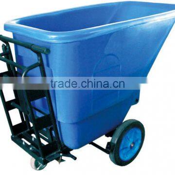 heart shape gradient color plastic dustbin with CE ISO in shanghai