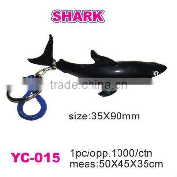 Sell promotional shark PVC key chain