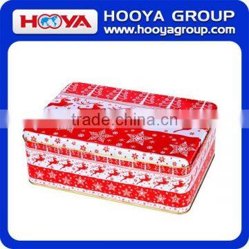Customized Tin Box, Tea Rectangle Storage Box, Chrismas Tin Box For Cookies, photo-2