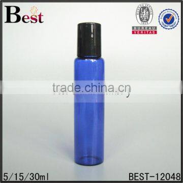 alibaba china best sellers 5ml 15ml 30ml fancy light blue cosmetic perfume glass roll on bottles essential oil roll on bottle