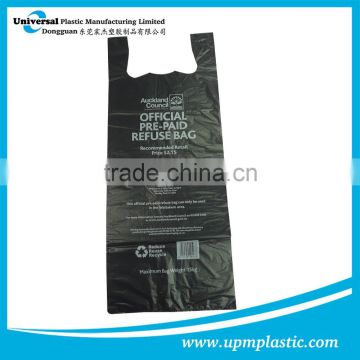 Degradable disposable compostable plastic bin liner