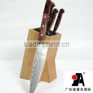 high quality damascus steel kitchen knife set