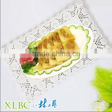 White square dinner paper doilies