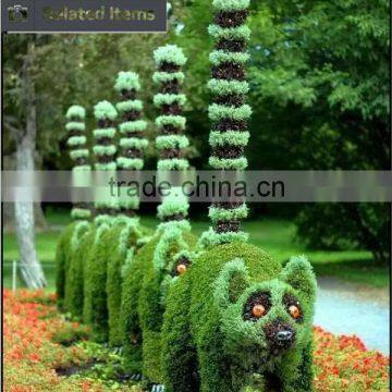 Artificial Plastic Hedge Topiary Grass Animal for Landscape photo-3