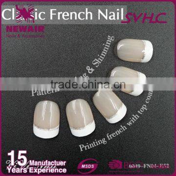 New Air French Natural Color Artificial Nail Tips Full Cover Tip photo-5