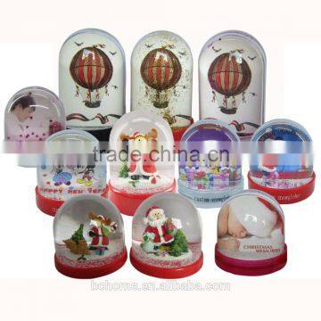 plastic photo frame snow globe in Dongguan