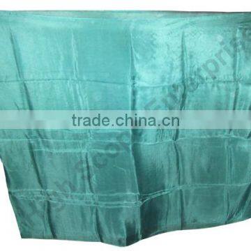 Belly Dance Pure Silk Veils Solid Turquoise Color