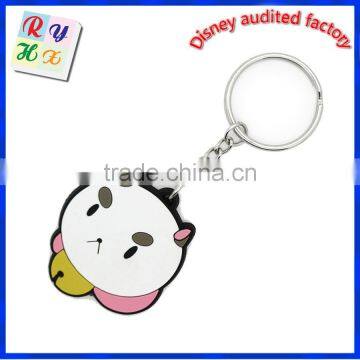 OEM Soft Rubber Keychain , Silicone Keyring , Logo Debossed Key Chain photo-3