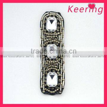 Rhinestone sandal materail shoe accessories shoe decoration WSF-119