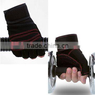 Professional High Quality Half Finger Weight Lifting Gloves / Sports Gloves