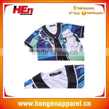 Wholesale Sublimation Online Cheap Custom Baseball Jersey photo-3
