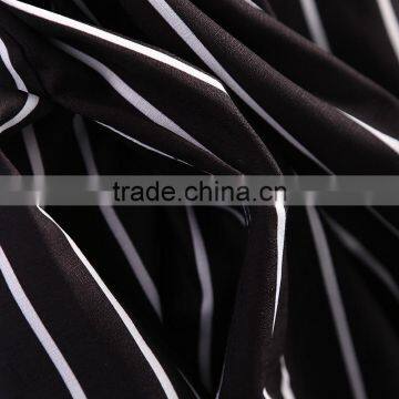 Women Fashion Short Sleeve White and Black Stripes Printing Button Down Loose Legging Casual Romper Jumpsuit photo-5