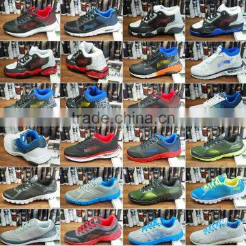 GZY wholesale liquidation male sport shoes top level 2017china export rubber outsole stock breathable