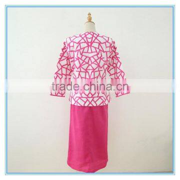 Wholesale 3 Pcs Skirt Set Embroidery Cutwork Womens Suits photo-3