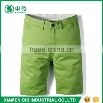 Fashion Style Multi Color 100 Cotton Summer Slim Fit Mens Chino Shorts photo-2