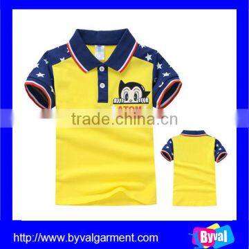 Cheap Kids Clothes Baby T-shirt Custom Polo Shirt With Embroidery Logo photo-3