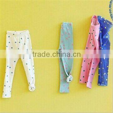 2015 Fahion Girls Printed Tight Spotted Leggings For Kids,Dotted Leggings Wholesalers In China