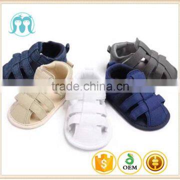 2017 Cheap Fashion Blue baby walker shoes baby boys shoes Gray Children first walker Toddler summer sandals