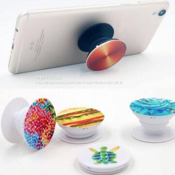 Hot Sale Customized Picture Printing Mobile Phone Holder Airbag Holder Grip Phone Holder With Car Clip photo-3