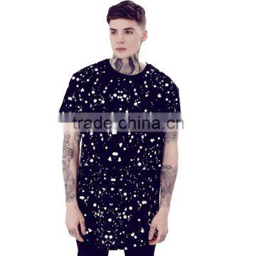 Sublimation Mens Longline t Shirt, Men's Elongated t Shirt Wholesale photo-3