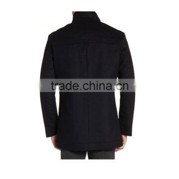 Mens Black Stand Collar Jacket,linen Blazer,coat Type Jacket photo-3