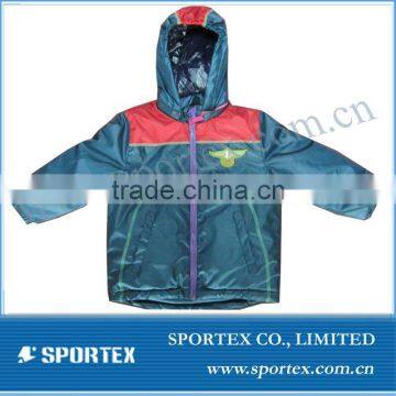 fashion and colorful boy's polyester outdoor coat