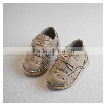 2016 Children sheep suede spring hard sole casual shoes