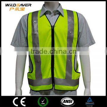 Reflective Tepe hi Vis Red Visible Photographer LED Vest Jacket photo-6