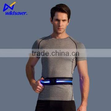 Battery Control LED Flashing Reflective Flip Belt Running Safety Warning Belt photo-2