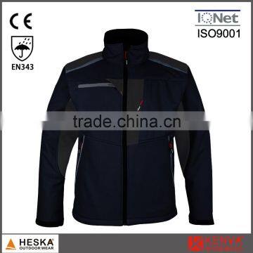 Waterproof Workwear 3 Layer Soft Shell Jacket photo-3