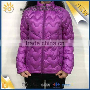 Top quality custom outdoor winter warm womens padded jacket