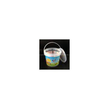 2Litre Plastic Bucket ,Clear Buckets With Lid photo-2