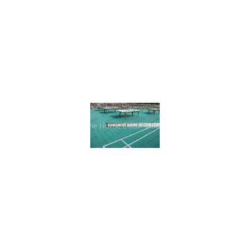 Colorful Synthetic Interlocking Sports Flooring , Swimming Pool Floor Tiles