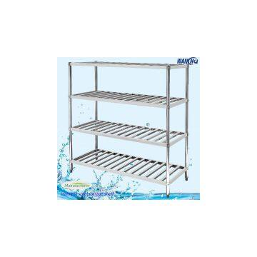 Commercial Kitchen Stainless Steel Four Layer Steel Shelf