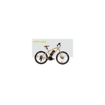 32Km / H MensMid Motor Electric Bike 36V 350W Mountain Bicycle 26 Inch Aluminum Frame