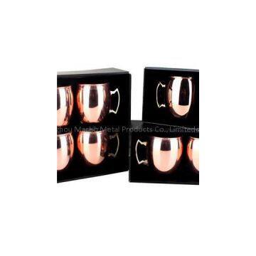 MM018 16oz Stainless Steel Barware Moscow Mule Mugs Beer Cup Solid Copper Finish
