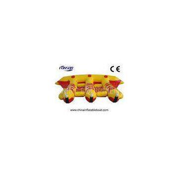 PVC Towable Inflatable Flying Fish Boat For Water Amusement Equipment