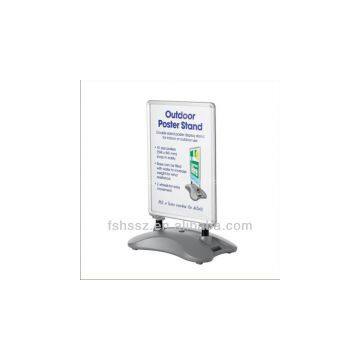 High quality wheeling strong anti-wind water base poster stand HS-HP23