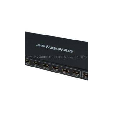 1080p Full HD 3D HDMI Splitter 1 in 8 out