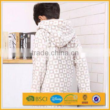 animal print double fleece robe