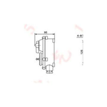 Watertight 3-pin Receptacles Without Switch