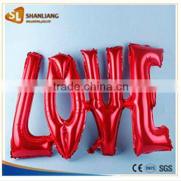 LOVE shaped Foil Balloon, Wedding Decorate Party Supplies