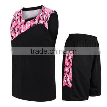 100% polyester digital printing logo design basketball jersey design 2016