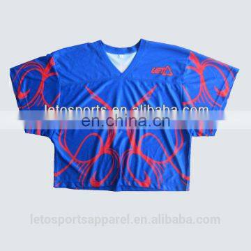 Custom Mock up Jersey Sublimated Box Lacrosse Top Shirt photo-2