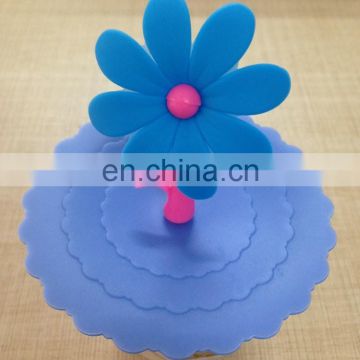 Food Grade Reusable Flower Topper Silicone Sealing Cup Cover