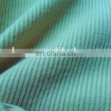 Winfar High Quality Hot Sale 100 Polyester Spandex Dyed Rib 2x2 Ribbed Knitted Fabric photo-3